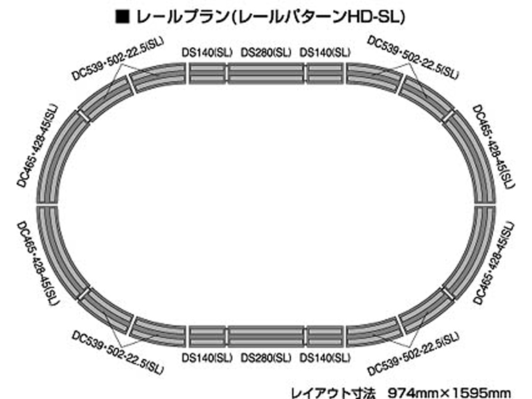 トミックス 91079 高架複線スラブ大円セット レールパターンHD