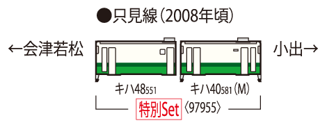 トミックス 97955 特企 キハ40系 思い出の只見線 2両セット N