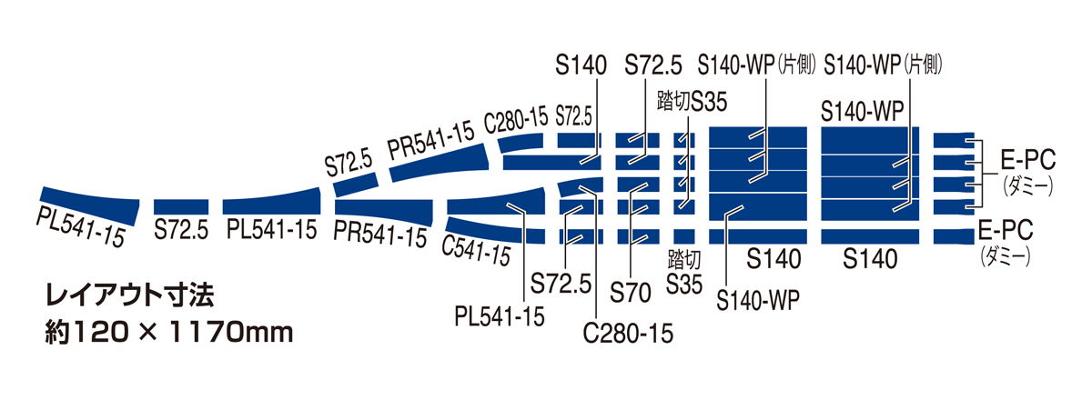 トミックス車両基地レールセットと車両基地レール（延長部）✕４　まとめ売り TOMIX 91017 車両基地レール（延長部） | ウエサカ模型店