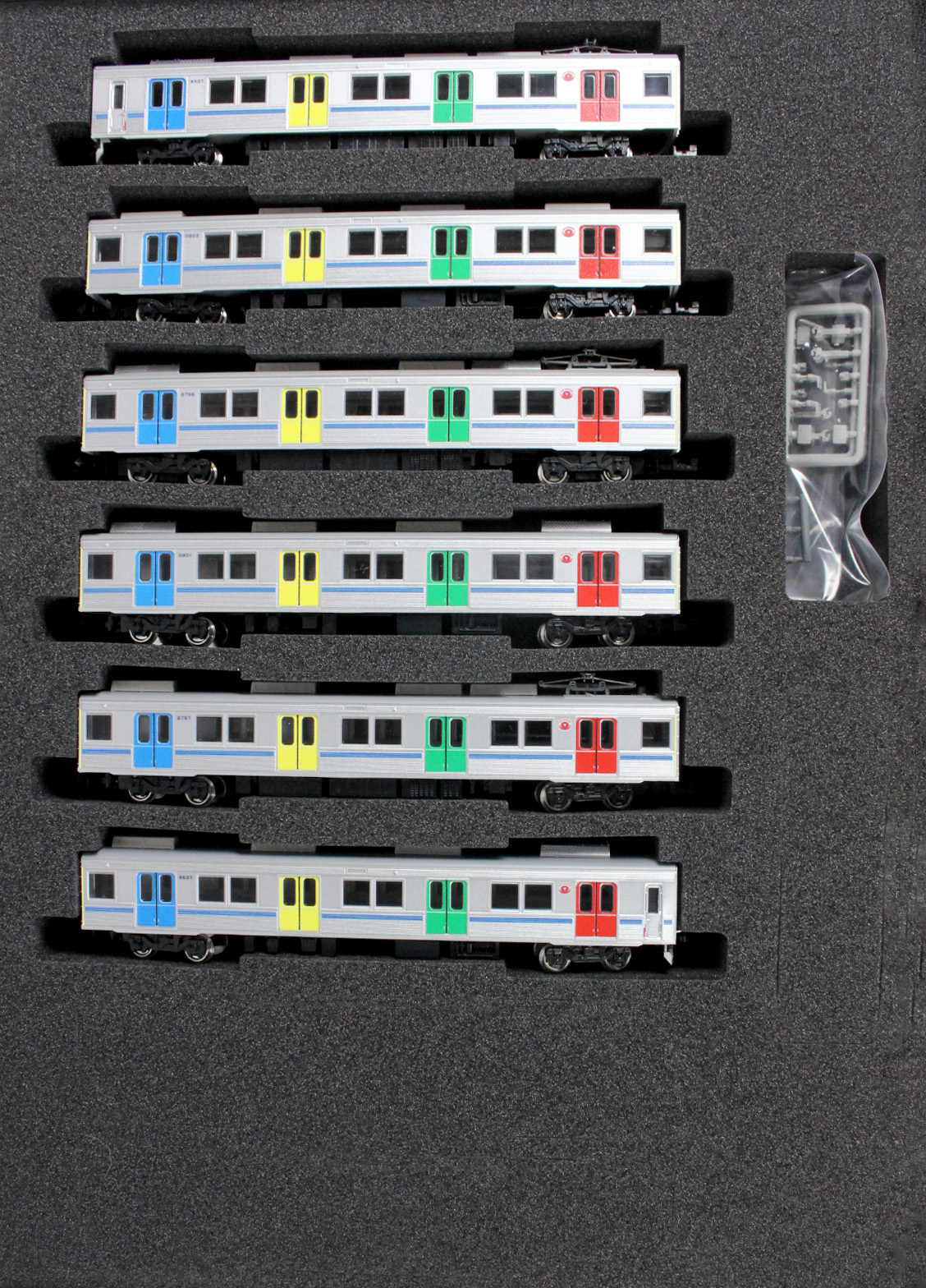 グリーンマックス50617 東急8500系(青帯・ドア装飾編成) 基本6両
