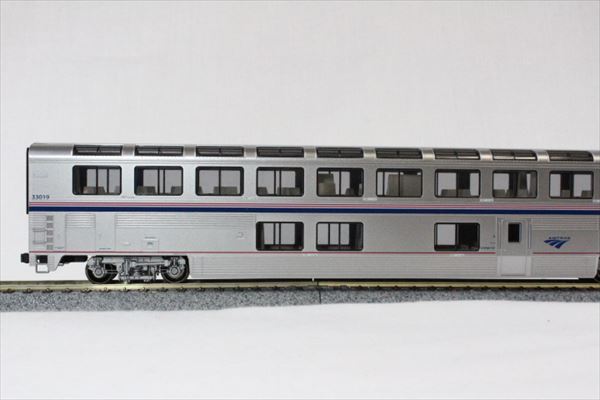 HOゲージ Amtrak ラウンジカー (KATO35-6063) Kato HO 35-6203 HO Amtrak Baggage Car Phase VI #1231